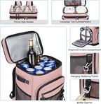 Large Waterproof Insulated Cooler Backpack for Men & Women, Leak Proof Cooler Backpack for Camping, Beach, Fishing, Picnic, Travel, Outdoor, 30L, 48Cans