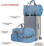 Lucky Travel Duffel Bags 85L, Gym Bag, Travel Bag & Large Duffle Bag for Men, Foldable Overnight Weekender Bags for Women & Men with Adjustable Shoulder Strap,