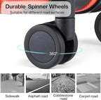 Hanke 29 Inch Luggage Suitcases With Spinner Wheels Lightweight PC hardside Rolling Suitcase With Travel Lock, Checked-Large 29-Inch Christmas Gifts for Birthday （Orange）