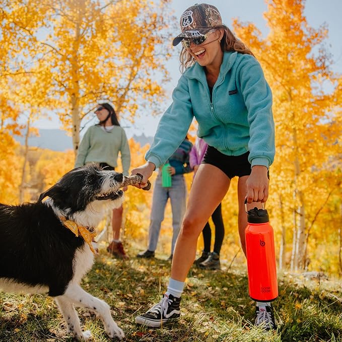 BOTTLE BOTTLE 40 oz sports water bottle stainless steel insulated water bottle with straw and pills holder