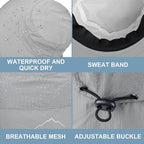 Sun Hat for Men Women with Neck Flap,UPF 50+ UV Protective Hiking Fishing Hats,Wide Brim Sun Hat for Women&Men