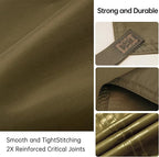 FREE SOLDIER Camping Tarp Waterproof Portable Multifunctional Outdoor Traveling Awning Backpacking Shelter Rain Tarp (Olive-Green 10×10.5ft)
