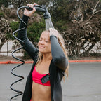 BeachBox Portable Shower Tank – Insulated Hot & Cold Water Tank for Camping, Beach, & Outdoor Adventures – 1.3 Gal Capacity – Multi-Spray Shower Gun – Easy Fill & Carry