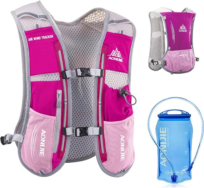 YAPJEB Hydration Vest - 5L Running Water Backpack for Trail, Marathon, Cycling, Hiking - Outdoors Pack