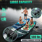 UPWELL 11'6"×35" Extra Wide Inflatable Paddle Board, Stand Up Paddle Board for Youth & Adults, Stable Design, Premium SUP Accessories, 120L Backpack, 10L Dry Bag, Paddle, Leash, Hand Pump, US Fins