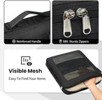 8 Set/6 Set/4 Set Compression Packing Cubes for Travel, Lightweight Vacation Travel Essentials, Travel Accessories for Suitcase Organizer Bags Set, Durable Luggage Organizer