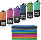 BOGI Microfiber Travel Sports Towel-Quick Dry Towel, Soft Lightweight Microfiber Camping Towel Absorbent Compact Travel Towel for Camping Gym Yoga Swimming Backpacking (XL:72''x32''+16''x16''-Hpink)