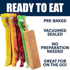 SOS Food Lab Emergency Food Bar (36 Energy Bars, 9 Assorted Flavors) - 400 Calorie, Low Sodium, Nutrient Dense Millenium Bar - Ready to Eat, 5 Year Shelf Life Survival Food for Disaster Preparedness