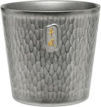 Double Wall Titanium Mug, Thickened 300ml Camping Cup, Anti-scald Camping Coffee Water Mug for Outdoor Hiking Backpacking,10 oz, Bark Grain