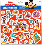 Disney Mickey Mouse Nogginz Set - Bundle with 40 x 50 Inch Lightweight Travel Throw Blanket & Pillow Plus Stickers, More | Kids Super Soft 2 Piece Mickey Bedding Set