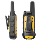 DEWALT DXFRS800 FRS Walkie Talkies Long Range 2 Way Radio, 2 Watt, Waterproof & Rechargeable, 2 Pack