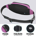 WATERFLY Fanny Pack Waist Bag: Small Hip Pouch Bum Bag Fannie Pack Phanny Fannypack Waistpack Bumbag Beltbag Sport Slim Fashionable for Jogging Hiking Hiker Woman Man