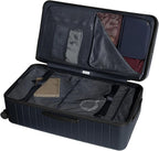 Away Large Trunk Luggage, 31 Inch Hardside Suitcase with Spinner Wheels, Lightweight & Durable, TSA Lock, Ideal for Long Trips, Navy Blue