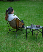 iClimb Ultralight Compact Camping Folding Beach Chair with Anti-Sinking Large Feet