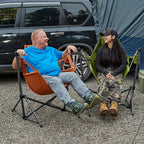 TIMBER RIDGE Hammock Camping Chair with Adjustable Backrest, Heavy Duty Folding Hammock Chair Supports 300lbs, Portable Hammock Chair for Camping, Travelling and Patio, Green 2 Pack