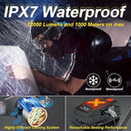 Led Headlamp Rechargeable, Super Bright Headlights for Head, Motion Sensor Head lamp, 3 Modes USB-C IPX7 Waterproof Head Flashlight for Adults, Rechargeable Headlamps for Camping Hiking Hard Hat