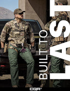 CQR Men's Tactical Pants, Water Resistant Ripstop Cargo Pants, Lightweight EDC Work Hiking Pants, Outdoor Apparel