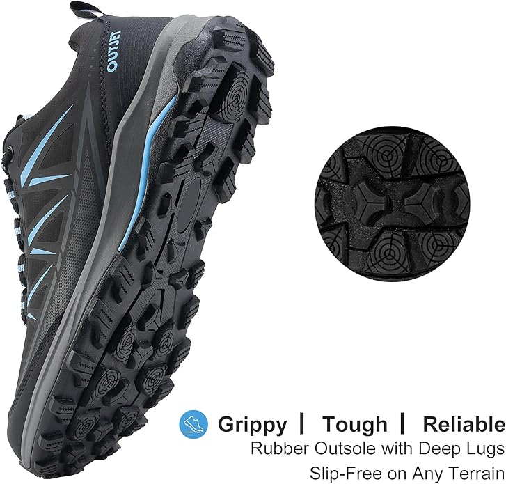 Women’s Hiking Shoes Lightweight Breathable Sneakers – Comfortable Non Slip Trail Walking Shoes for Outdoor Travel & Everyday Wear