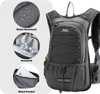 15L Insulated Hydration Backpack Pack with 2L Water Bladder Lightweight Hiking Backpack Bag for Women Men Daypack for Hiking Running Festival Camping Biking