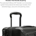 TUMI - Aerotour 4 Wheel Expandable Luggage - Men's and Women's Lightweight Business and Leisure Travel Suitcase - 21.75" International Expandable Carry-On, Black