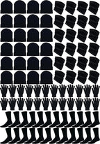 96x Winter Gloves, Beanies, Crew Socks, Neck Warmers Donation Charity Care Bulk Bundle