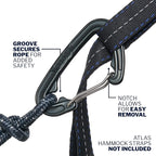 ENO DoubleNest Hammock - Lightweight, Portable, 1 to 2 Person Hammock - for Camping, Hiking, Backpacking, Travel, a Festival, or The Beach - Pacific Crest Trail Association/Teal