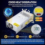 VAYALT DC 24V 41.6A 1000W Switching Power Supply, 110V/220V AC to DC Converter, Universal Regulated Switching, 24V Power Supply for CCTV Camera System, 3D Printer, LED Strip, Computer Project