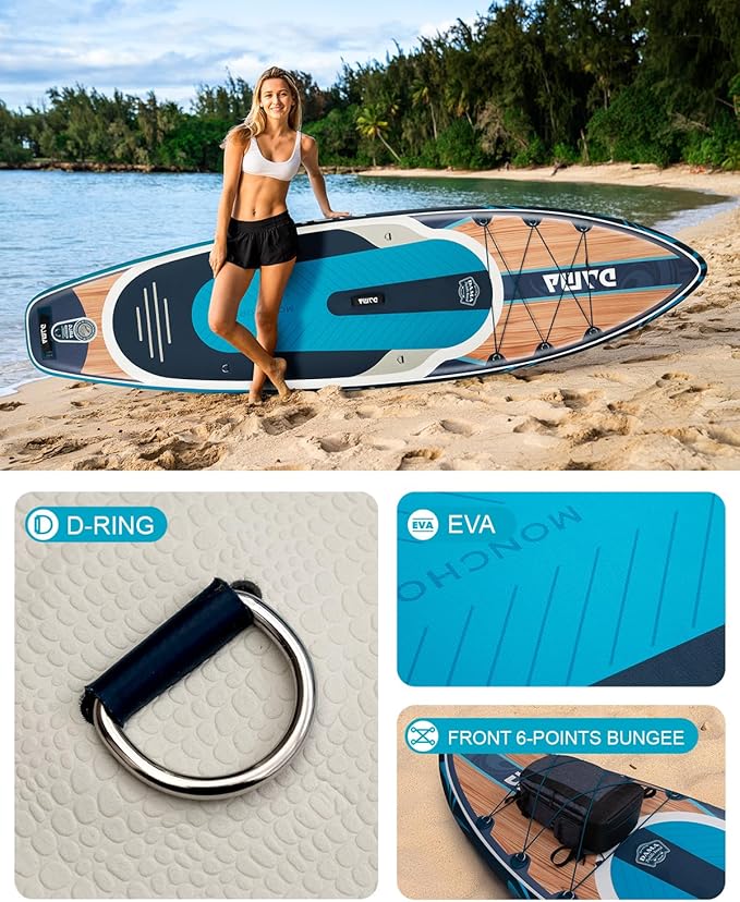 DAMA 11'*34"*6" Stand Up Paddle Board, Inflatable Paddle Board,Inflatable Paddle Boards for Adults w/a Wide, Smooth and Non Slip Deck, Versatile Styles, Suitable for Adults
