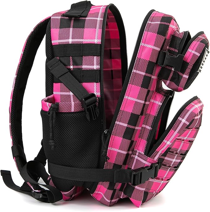 QT&QY 25L/45L Military Tactical Backpack For Men Molle Daypack 3 Day Bug Out Bag Hiking Rucksack With Bottle Holder