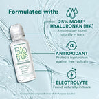 Biotrue Hydration Plus Contact Lens Solution, Multi-Purpose Solution for Soft Contact Lenses, Lens Case Included, 2 FL OZ Travel Size