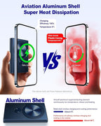 Kesguar Magnetic Portable Charger, 10000mAh 22.5W PD Super Fast Charging Wireless Power Bank. Ultra-Strong Magnet, USB C in&Out Battery Pack for Magsafe, iPhone 17/16/15/13/12 Pro Series, Dark Blue