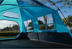 KTT Extra Large Tent 12 Person,Awning Family Cabin Tents,2 Rooms,3 Doors and 3 Windows with Mesh,Straight Wall,Waterproof,Double Layer,Big Tent for Outdoor,Picnic,Camping,Family Gathering