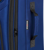 SWISSGEAR Sion Softside Expandable Spinner Luggage Durable Lightweight Travel Suitcase, Blue, 2-Piece Set (21/29)