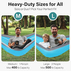 Kootek Camping Hammock, Portable Hammocks with Tree Straps & Attached Carry Bag, Camping Essentials Gear, Perfect for Outside Indoor Hiking Beach Backpack Travel