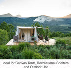 Winnerwell Woodlander Medium Tent Stove | Tiny Portable Wood Burning Stove for Tents, Shelters, and Camping | 800 Cubic Inch Firebox | Precision Stainless Steel Construction | Includes Chimney Pipe