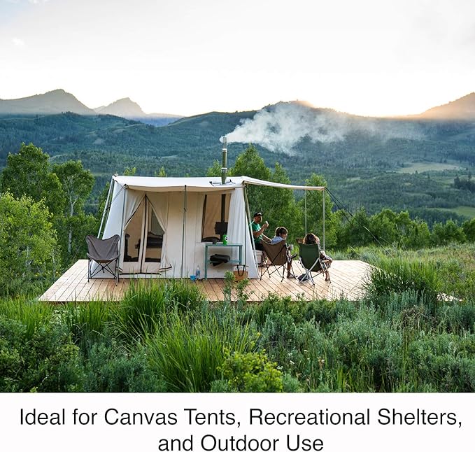 Winnerwell Woodlander Medium Tent Stove | Tiny Portable Wood Burning Stove for Tents, Shelters, and Camping | 800 Cubic Inch Firebox | Precision Stainless Steel Construction | Includes Chimney Pipe