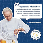 IQMIX x Chef Thomas Keller - Hydration Electrolyte Powder – 4-in-1 Formula for Hydration, Mental Clarity, Mood and Recovery – Sugar-Free, Keto, Magnesium L-Threonate, Lion’s Mane – 20 Count Yuzu Mango