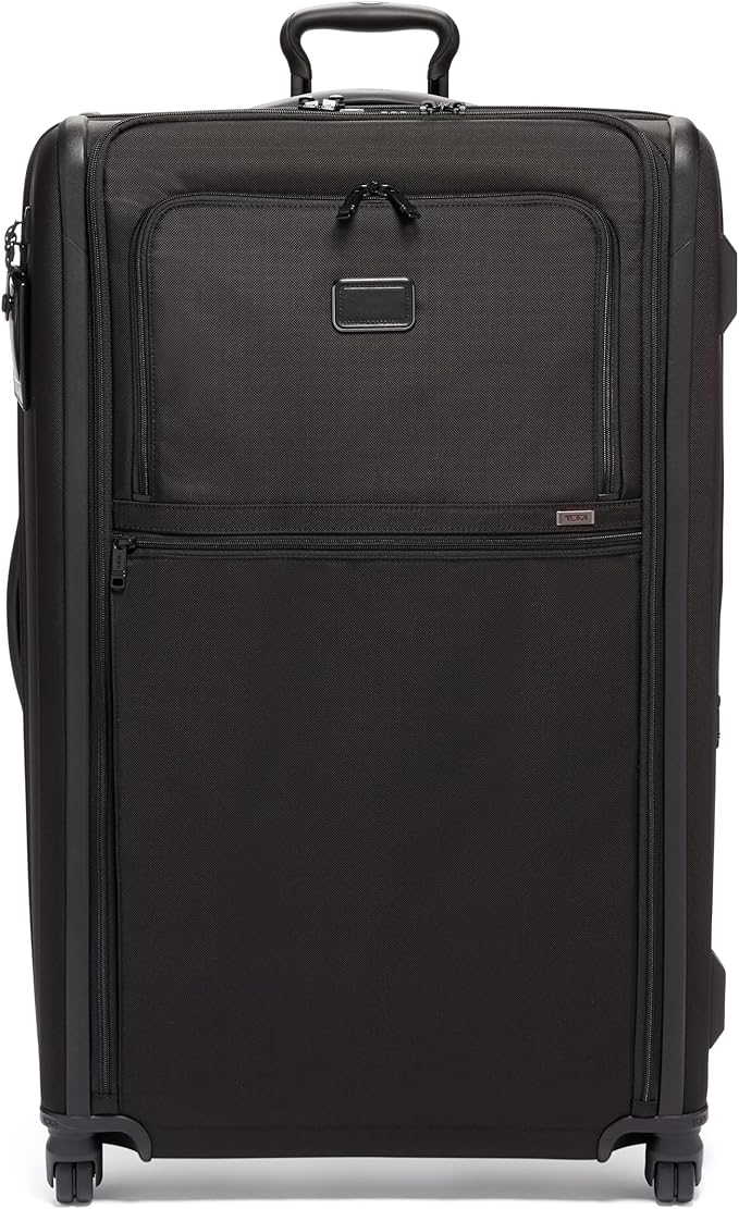 TUMI - Alpha Worldwide Trip Expandable 4-Wheeled Packing Case - Extra Large Design with Zip Expansion Checked Bag - Black