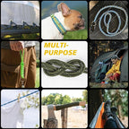 X XBEN Paracord Reflective 1000lb, 50/100/200/500/1000ft 4mm, 13 Strand Parachute Spool Cord, Heavy Duty Paracord Rope for Camping, Fishing, Hiking, Hunting, DIY Crafts, Purple