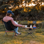Naturehike Ultralight Folding Table Outdoor Camping Portable Outdoor Tea Aluminum Alloy Table for Picnic, Camp, Beach (Dark)