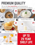 ReadyWise Emergency Food Supply - 14 Day, 150 Servings Emergency Freeze Dried Food Bucket, Protein Meals, Camping Essentials, Survival Kit, Disaster Prepping Supplies, up to 25 Year Shelf Life