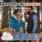 MEREZA Sleeping Bags XL for Adults Cold Weather Mens Large Wide Sleeping Bag for Big and Tall Girls Boys with Compression Sack for Camping Backpacking Warm & Cool Weather