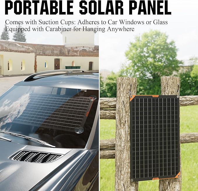 SUNAPEX 30W Flexible Solar Panel with MPPT Charge Controller, Solar Battery Charger Maintainer, 12V Waterproof Solar Trickle Charger for Car, Motorcycle, Boat, Marine, RV, Trailer, Tractor,Truck, etc