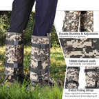 Snake Gaiters Adjustable Snake Bite Protection Waterproof Snake Guards 1000D Lower Legs Snake Proof Gaiters Snake Shoe Gaiters for Hunting Hiking Farm Work