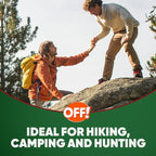 OFF! Deep Woods Insect Repellent Aerosol, Bug Spray with Long Lasting Protection from Ticks and Listed Bugs, 6 oz