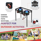 Vivicreate High Pressure Propane Gas Regulator 20 PSIG Outdoor Camping BBQ Grill Stove Burner Estufas de Gas para Cocinar Afuera Es gas propano