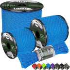 X XBEN Paracord Reflective 1000lb, 50/100/200/500/1000ft 4mm, 13 Strand Parachute Spool Cord, Heavy Duty Paracord Rope for Camping, Fishing, Hiking, Hunting, DIY Crafts, Blue