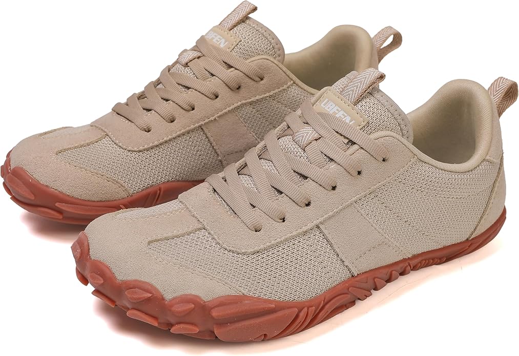 UBFEN Sneakers Barefoot Shoes for Womens Mens Minimalist Trail Running Hiking Comfortable Walking