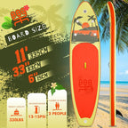 FunWater Inflatable Stand Up Paddle Board with Premium SUP Paddleboard Accessories, Anti-Slip EVA Deck, 11'/10'6'' Paddle Boards for Adults & Youth of All Skill Levels