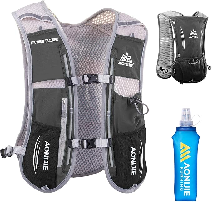 YAPJEB Hydration Vest - 5L Running Water Backpack for Trail, Marathon, Cycling, Hiking - Outdoors Pack